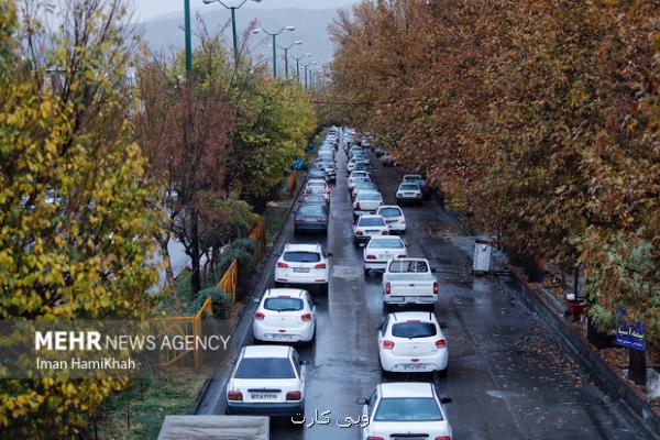 ترافیک سنگین در جاده های شمالی محدودیت عبور و مرور در جاده چالوس از فردا