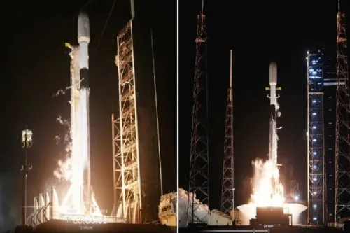 2 موشک اسپیس ایکس با فاصله کمتر از 4 ساعت پرتاب شدند