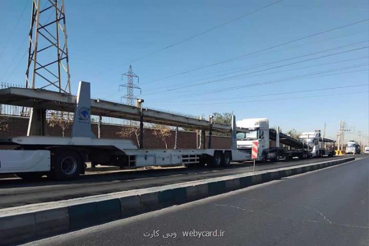 حمل خودرو از تهران به تبریز
