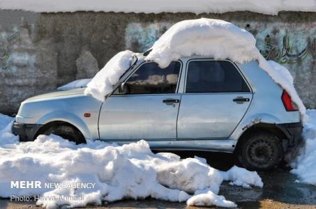 اخطار نسبت به سقوط بهمن در جاده های كوهستانی البرز